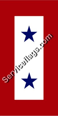 2 blue star service flag