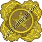 Next of Kin Gold Star Embroidery Image