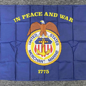 Merchant Marine Flag,  Nylon 3 X 5