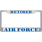 USAF Retired License Plate Frame
