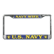 US Navy Wife License Plate Frame (Limited Availability)