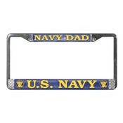 US Navy DadLicense Plate Frame (Limited Availability)