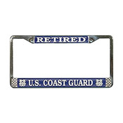 US Coast Guard Retired License Plate Frame (Limited Availability)