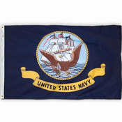 US Navy Flag, Nylon 3 X 5 MADE IN THE USA