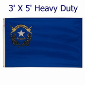 PolyMax 3' X 5' Heavy Duty Outdoor Polyester Nevada Flag (standard size)