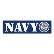 Navy Bumper Strip Magnet