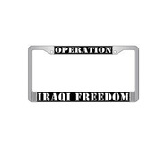 Iraqi Freedom License Plate Frame (Limited Availability)